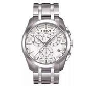  Shop Authentic Tissot T Classic Couturier Chronograph White Dial Silver Steel Strap Watch For Men - T101.617.11.031.00 - Luxxuri