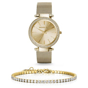  Shop Authentic Michael Kors Darci Gold Dial Gold Mesh Bracelet Watch for Women - MK3368 - Luxxuri