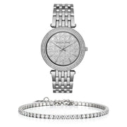  Shop Authentic Michael Kors Darci Silver Dial Silver Steel Strap Watch for Women - MK3404 - Luxxuri