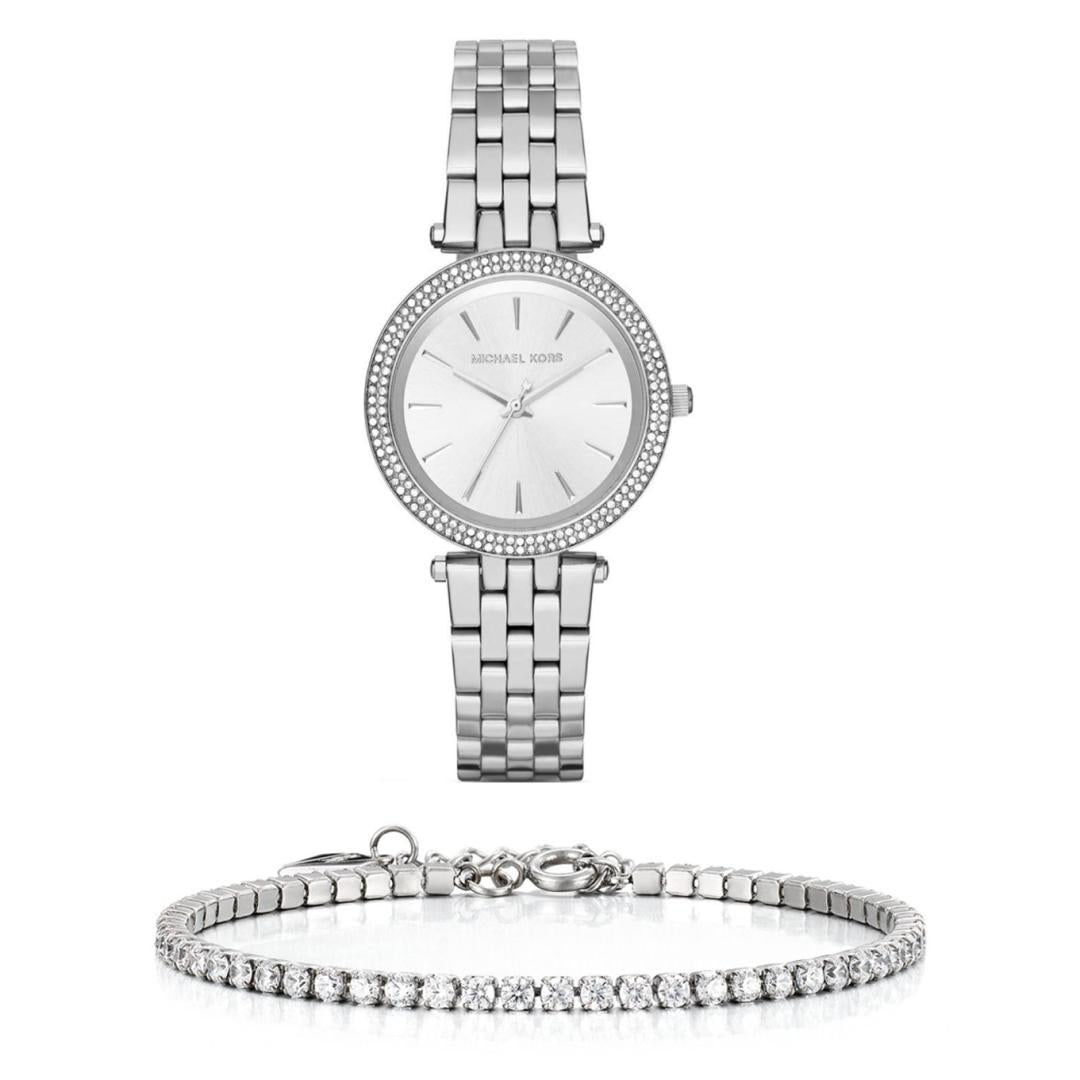  Shop Authentic Michael Kors Darci Silver Dial Silver Steel Strap Watch for Women - MK3429 - Luxxuri
