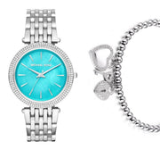  Shop Authentic Michael Kors Darci Mother of Pearl Blue  Dial Silver Steel Strap Watch for Women - MK3515 - Luxxuri