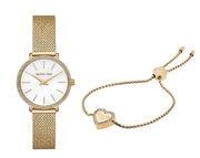  Shop Authentic Michael Kors Darci Quartz Gold Dial Gold Mesh Strap Watch for Women - MK7121 - Luxxuri