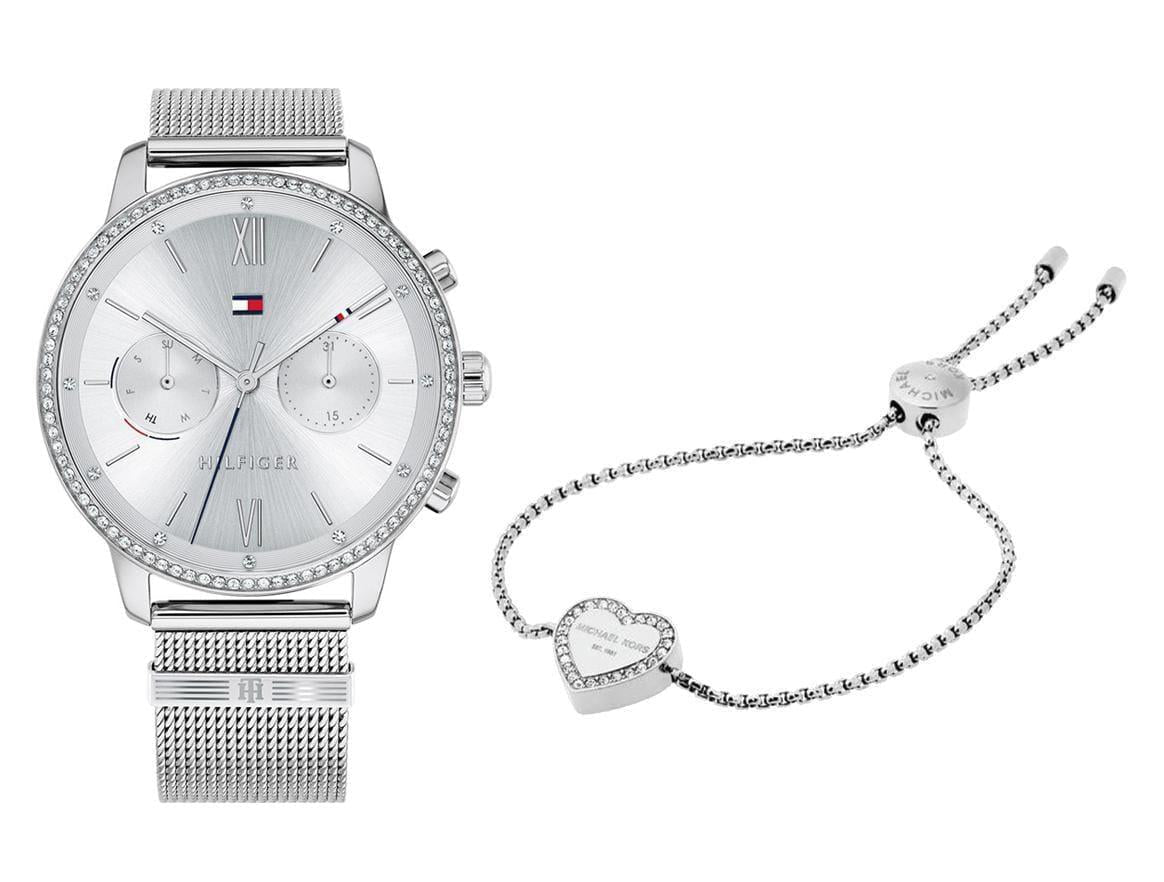 Shop Authentic Tommy Hilfiger Blake Diamonds Silver Dial Silver Mesh Bracelet Watch for Women - 1782301 - Luxxuri