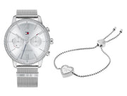  Shop Authentic Tommy Hilfiger Blake Diamonds Silver Dial Silver Mesh Bracelet Watch for Women - 1782301 - Luxxuri