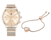  Shop Authentic Tommy Hilfiger Blake Quartz Gold Dial Gold Mesh Bracelet Watch for Women - 1782303 - Luxxuri