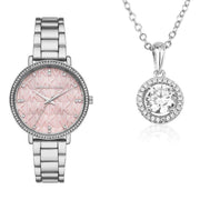  Shop Authentic Michael Kors Pyper Three Hand Pink Dial Silver Steel Strap Watch For Women - MK4631 - Luxxuri