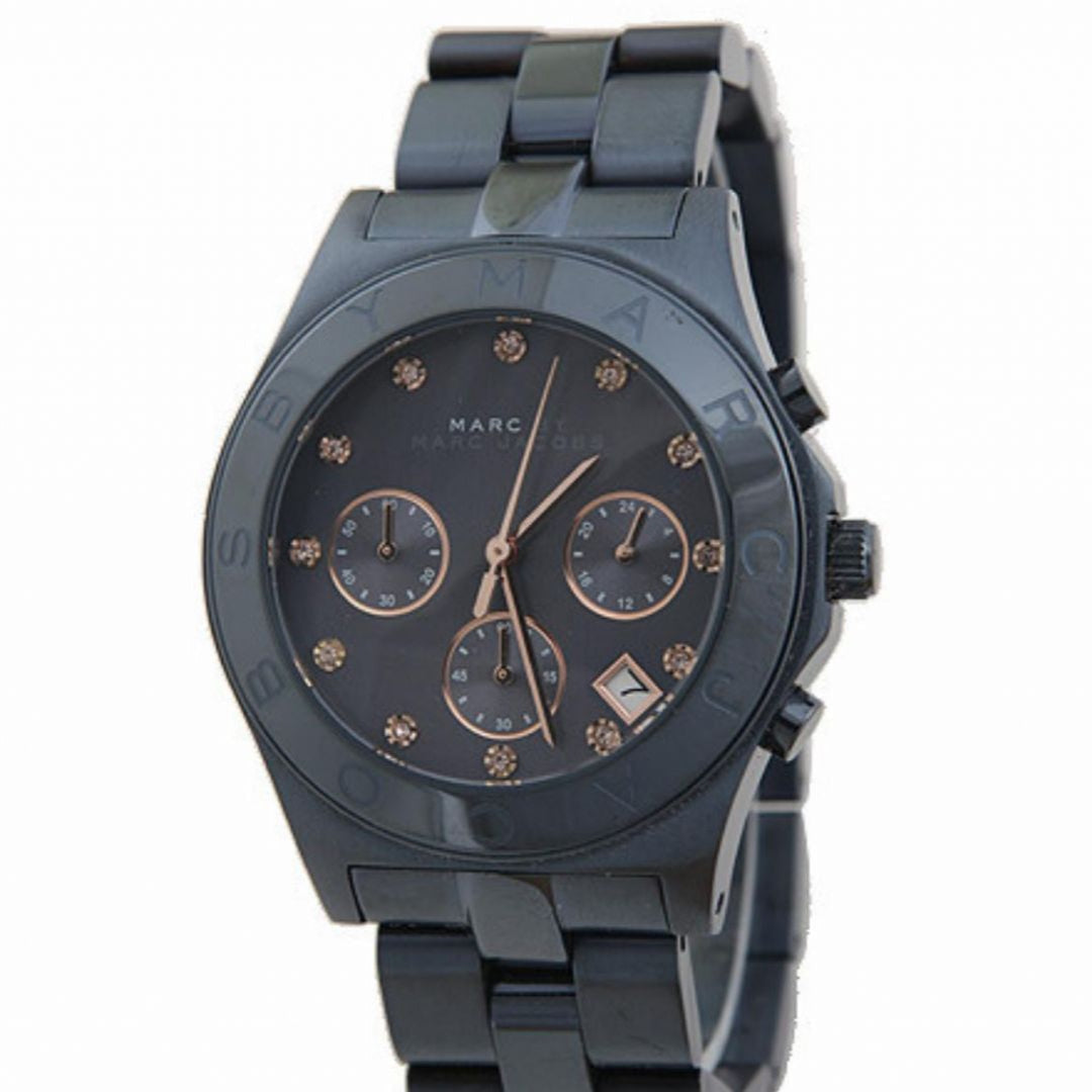  Shop Authentic Marc Jacobs Blade Chronograph Blue Dial Blue Steel Strap Watch for Women - MBM8581 - Luxxuri