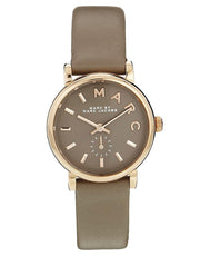  Shop Authentic Marc Jacobs Baker Grey Dial Grey Leather Strap Watch for Women - MBM1318 - Luxxuri