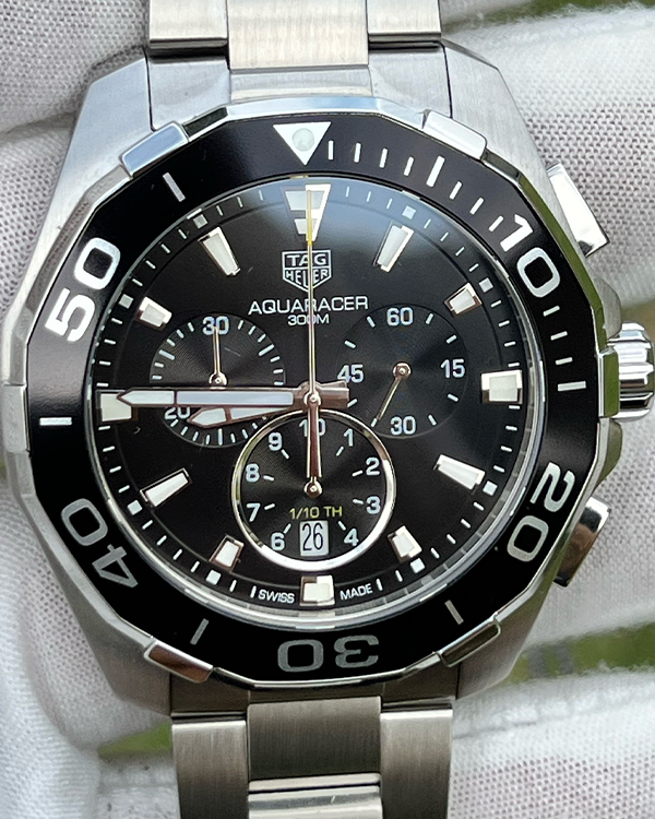  Shop Authentic Tag Heuer Aquaracer Black Dial Watch for Men - CAY111A.BA0927 - Luxxuri