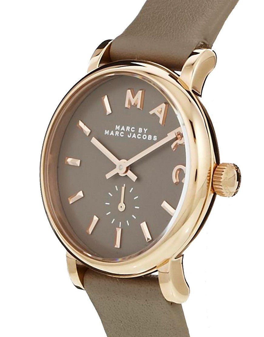  Shop Authentic Marc Jacobs Baker Grey Dial Grey Leather Strap Watch for Women - MBM1318 - Luxxuri