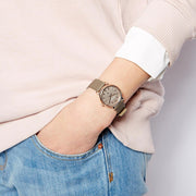  Shop Authentic Marc Jacobs Baker Grey Dial Grey Leather Strap Watch for Women - MBM1318 - Luxxuri