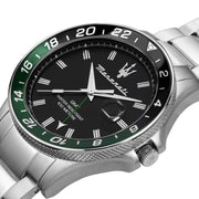  Shop Authentic Maserati SFIDA Chronograph Black Dial Silver Steel Strap Watch For Men - R8853140005 - Luxxuri