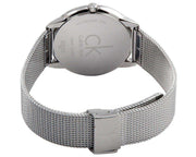  Shop Authentic Calvin Klein Minimal Grey Dial Silver Mesh Bracelet Watch for Men - K3M211Y3 - Luxxuri