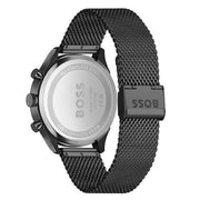  Shop Authentic Hugo Boss Gregor Chronograph Black Dial Black Mesh Bracelet Watch For Men - 1514065 - Luxxuri