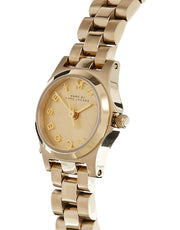  Shop Authentic Marc Jacobs Henry Dinky Gold Dial Gold Steel Strap Watch for Women - MBM3199 - Luxxuri