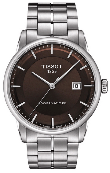  Shop Authentic Tissot Luxury Powermatic 80 Brown Dial Silver Steel Strap Watch For Men - T086.407.11.291.00 - Luxxuri
