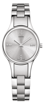  Shop Authentic Calvin Klein Simplicity Silver Dial Silver Steel Strap Watch for Women - K4323120 - Luxxuri
