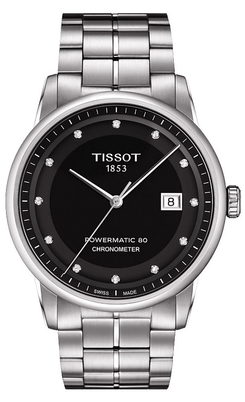  Shop Authentic Tissot T Classic Luxury Powermatic 80 Black Dial Silver Steel Strap Watch For Men - T086.408.11.056.00 - Luxxuri