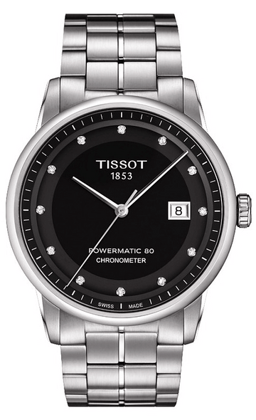  Shop Authentic Tissot T Classic Luxury Powermatic 80 Black Dial Silver Steel Strap Watch For Men - T086.408.11.056.00 - Luxxuri