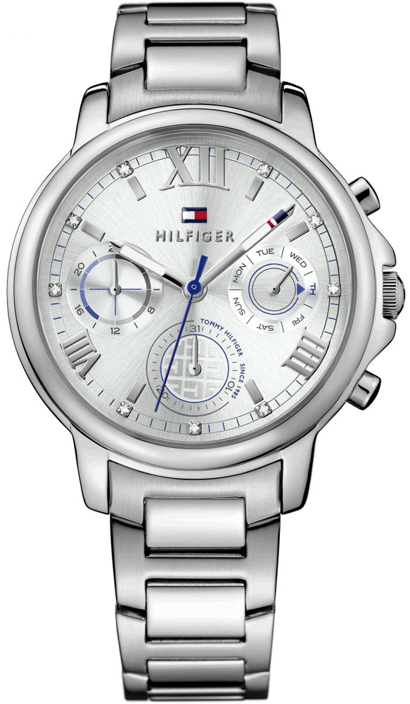  Shop Authentic Tommy Hilfiger Claudia Silver Dial Silver Steel Strap Watch for Women - 1781741 - Luxxuri