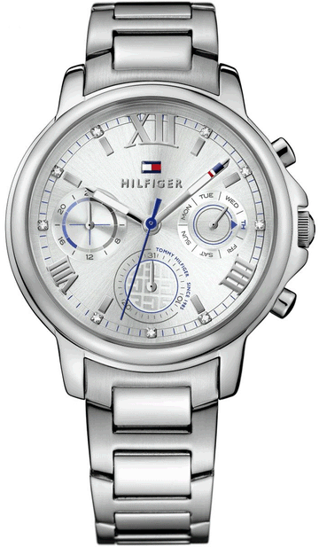  Shop Authentic Tommy Hilfiger Claudia Silver Dial Silver Steel Strap Watch for Women - 1781741 - Luxxuri