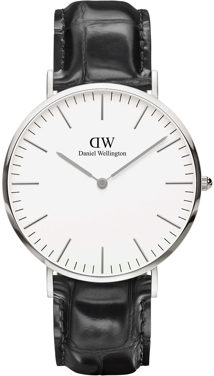  Shop Authentic Daniel Wellington Classic Reading White Dial Black Leather Strap Watch For Men - DW00100028 - Luxxuri