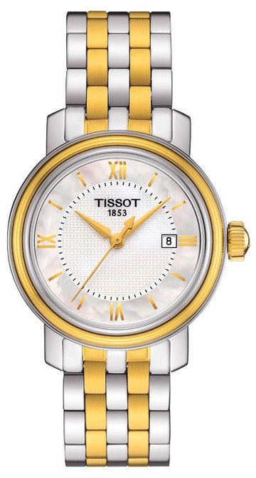  Shop Authentic Tissot T Classic Bridgeport Lady White Mother of Pearl Dial Watch For Women - T097.010.22.118.00 - Luxxuri