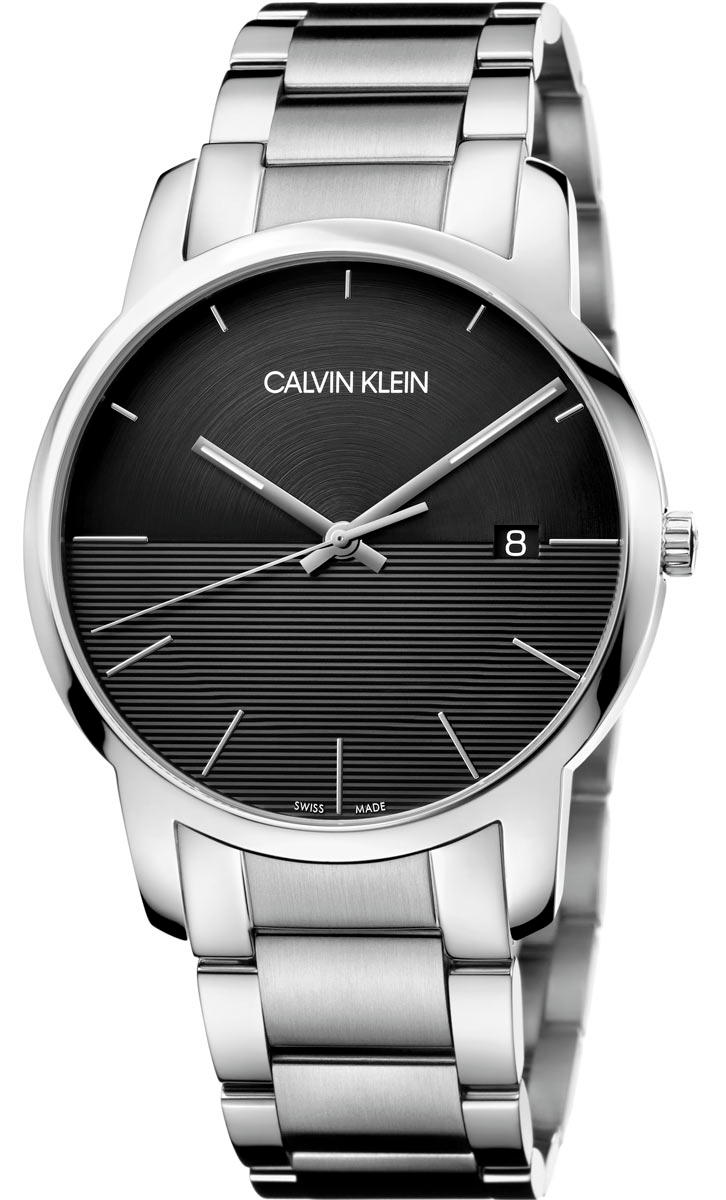  Shop Authentic Calvin Klein City Black Dial Silver Steel Strap Watch for Men - K2G2G14C - Luxxuri