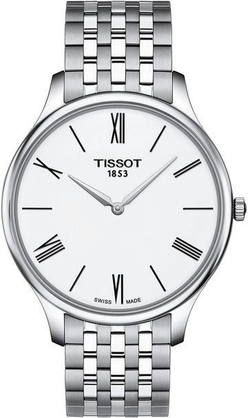  Shop Authentic Tissot T Classic Tradition 5.5 White Dial Watch For Men - T063.409.11.018.00 - Luxxuri