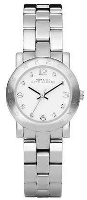  Shop Authentic Marc Jacobs Mini Amy White Dial Silver Steel Strap Watch for Women - MBM3055 - Luxxuri