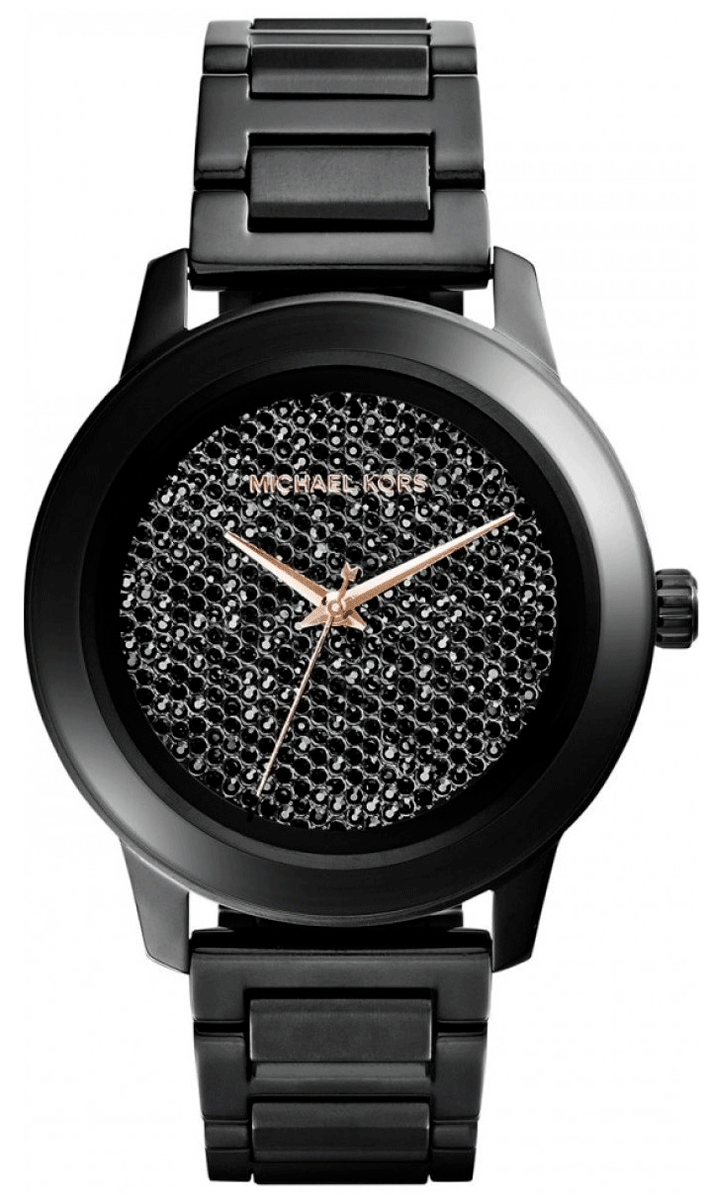  Shop Authentic Michael Kors Kinley Silver Dial Black Steel Strap Watch for Women - MK5999 - Luxxuri