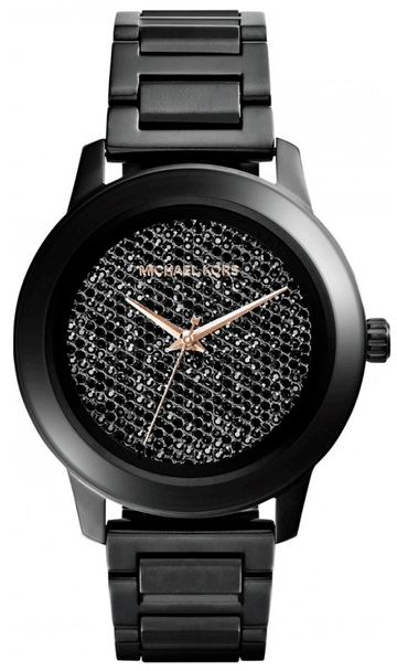  Shop Authentic Michael Kors Kinley Silver Dial Black Steel Strap Watch for Women - MK5999 - Luxxuri