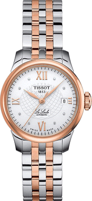  Shop Authentic Tissot Le Locle Automatic Lady Silver Dial Two Tone Steel Strap Watch For Women - T41.2.183.16 - Luxxuri