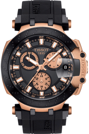  Shop Authentic Tissot T Race Chronograph Black Dial Black Silicone Strap Watch For Men - T115.417.37.051.00 - Luxxuri