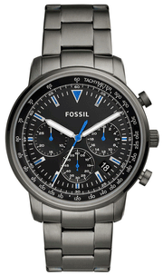 Shop Authentic Fossil Goodwin Chrono Analog Black Dial Grey Steel Strap Watch for Men - FS5518 - Luxxuri