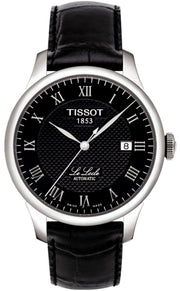  Shop Authentic Tissot T Classic Le Locle Automatic Black Dial Black Leather Strap Watch For Men - T41.1.423.53 - Luxxuri