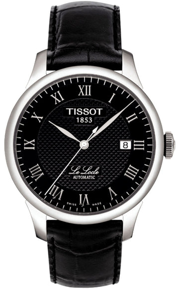  Shop Authentic Tissot T Classic Le Locle Automatic Black Dial Black Leather Strap Watch For Men - T41.1.423.53 - Luxxuri