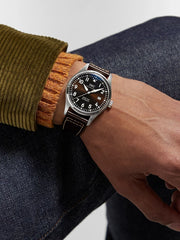  Shop Authentic IWC Pilot's Watch Mark XVII Edition "Antoine De Saint Exupery" Brown Dial Brown Leather Strap Watch for Men - IW327003 - Luxxuri