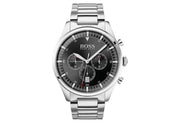  Shop Authentic Hugo Boss Pioneer Black Dial Silver Steel Strap Watch for Men - 1513712 - Luxxuri