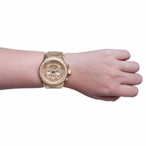  Shop Authentic Michael Kors Runway Gold Dial Gold Steel Strap Watch for Women - MK5575 - Luxxuri