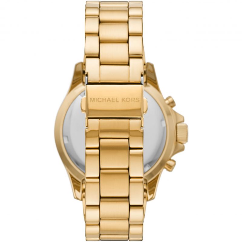  Shop Authentic Michael Kors Everest Chronograph Blue Dial Gold Steel Strap Watch for Women - MK5754 - Luxxuri