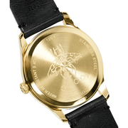  Shop Authentic Gucci G Timeless Bee Motif Black Dial Black Leather Strap Watch For Women - YA1264055 - Luxxuri