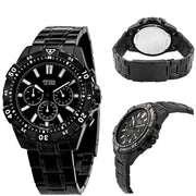  Shop Authentic Fossil Garrett Chronograph Black Dial Black Steel Strap Watch for Men - FS5773 - Luxxuri