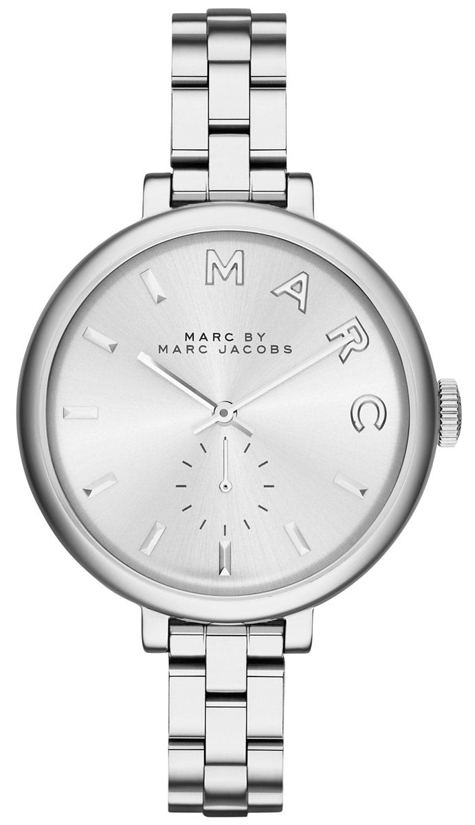  Shop Authentic Marc Jacobs Sally Silver Dial Silver Steel Strap Watch for Women - MBM3362 - Luxxuri