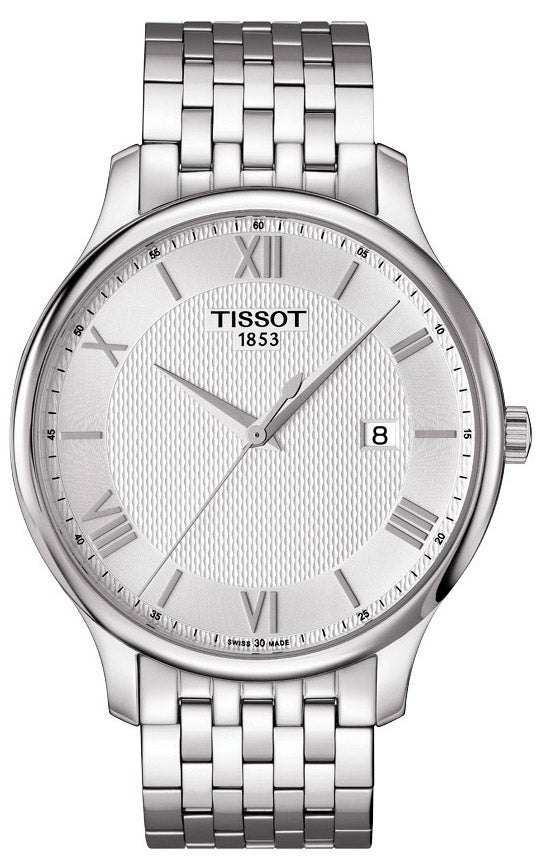  Shop Authentic Tissot T Classic Tradition Silver Dial Silver Steel Strap Watch For Men - T063.610.11.038.00 - Luxxuri