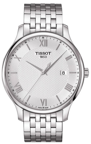  Shop Authentic Tissot T Classic Tradition Silver Dial Silver Steel Strap Watch For Men - T063.610.11.038.00 - Luxxuri