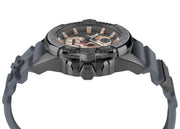Philipp Plein The Skull Grey Dial Grey Stainless Steel Strap Watch For Men- PWAAA2324