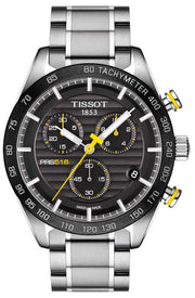  Shop Authentic Tissot PRS 516 Chronograph Black Dial Silver Steel Strap Watch For Men - T100.417.11.051.00 - Luxxuri