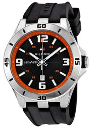  Shop Authentic Tommy Hilfiger Drew Black Dial Black Rubber Strap Watch for Men - 1791064 - Luxxuri