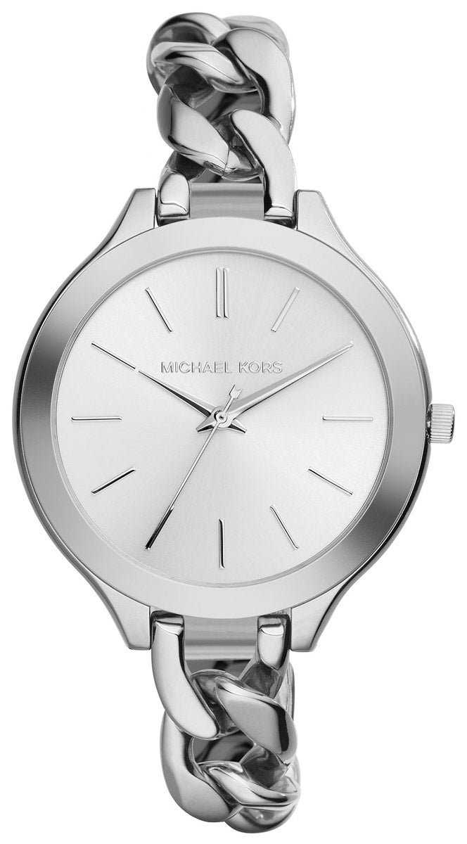  Shop Authentic Michael Kors Slim Runway Silver Dial Silver Steel Strap Watch for Women - MK3279 - Luxxuri